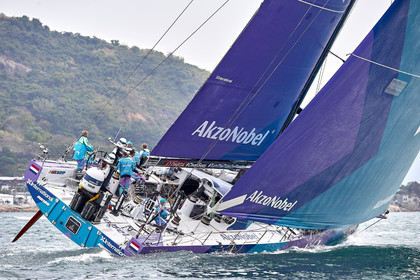 team AkzoNobel  in Volvo Ocean Race 2017-18.