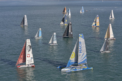 Départ Transat Jacques Vabre 2015.
