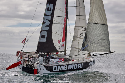 23_22077   © Thierry Martinez. LES SABLES D'OLONNE, 85 - FRANCE 25 septembre 2023.Départ MINI TRANSAT 2023. Départ du Dimanche 24 septembre retardé au Lundi 25 Sept .Les Sables d’Olonne (FRA)    Santa Cruz de la Palma ( Canaries)    St François ( Guadeloupe): 4050 NM.