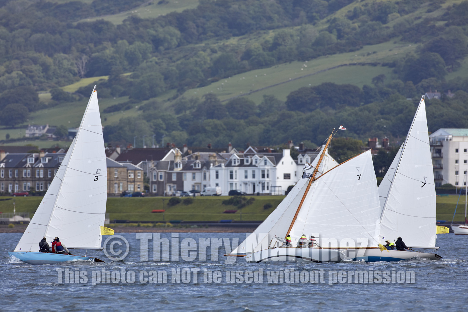 22_17006   © Thierry Martinez.FAIRLIE,SCOTLAND - UK 12th June 20222022 RICHARD MILLE FIFE REGATTA.Day 2 : LARGS to ROTHESAY