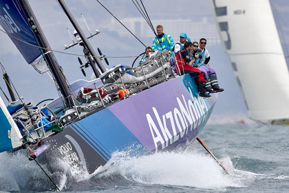 team AkzoNobel  in Volvo Ocean Race 2017-18.
