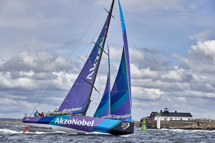 team AkzoNobel  in Volvo Ocean Race 2017-18.
