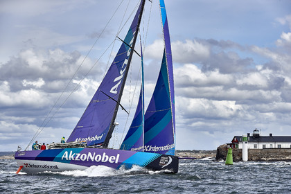 team AkzoNobel  in Volvo Ocean Race 2017-18.