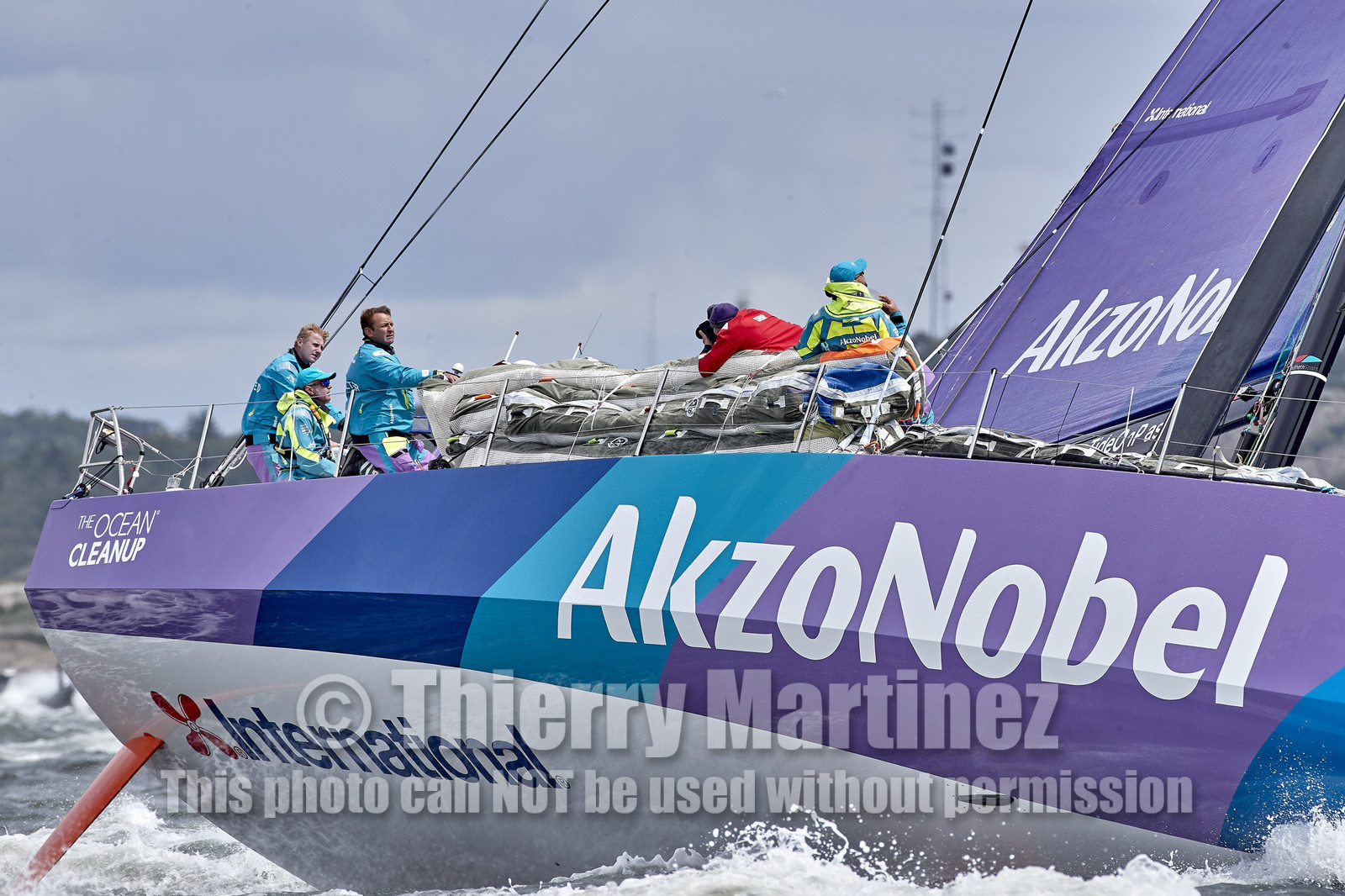 team AkzoNobel  in Volvo Ocean Race 2017-18.