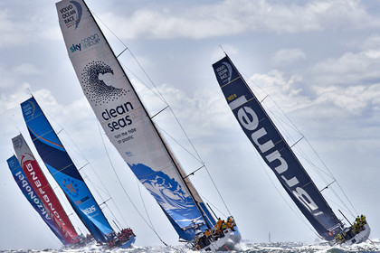 team AkzoNobel  in Volvo Ocean Race 2017-18.