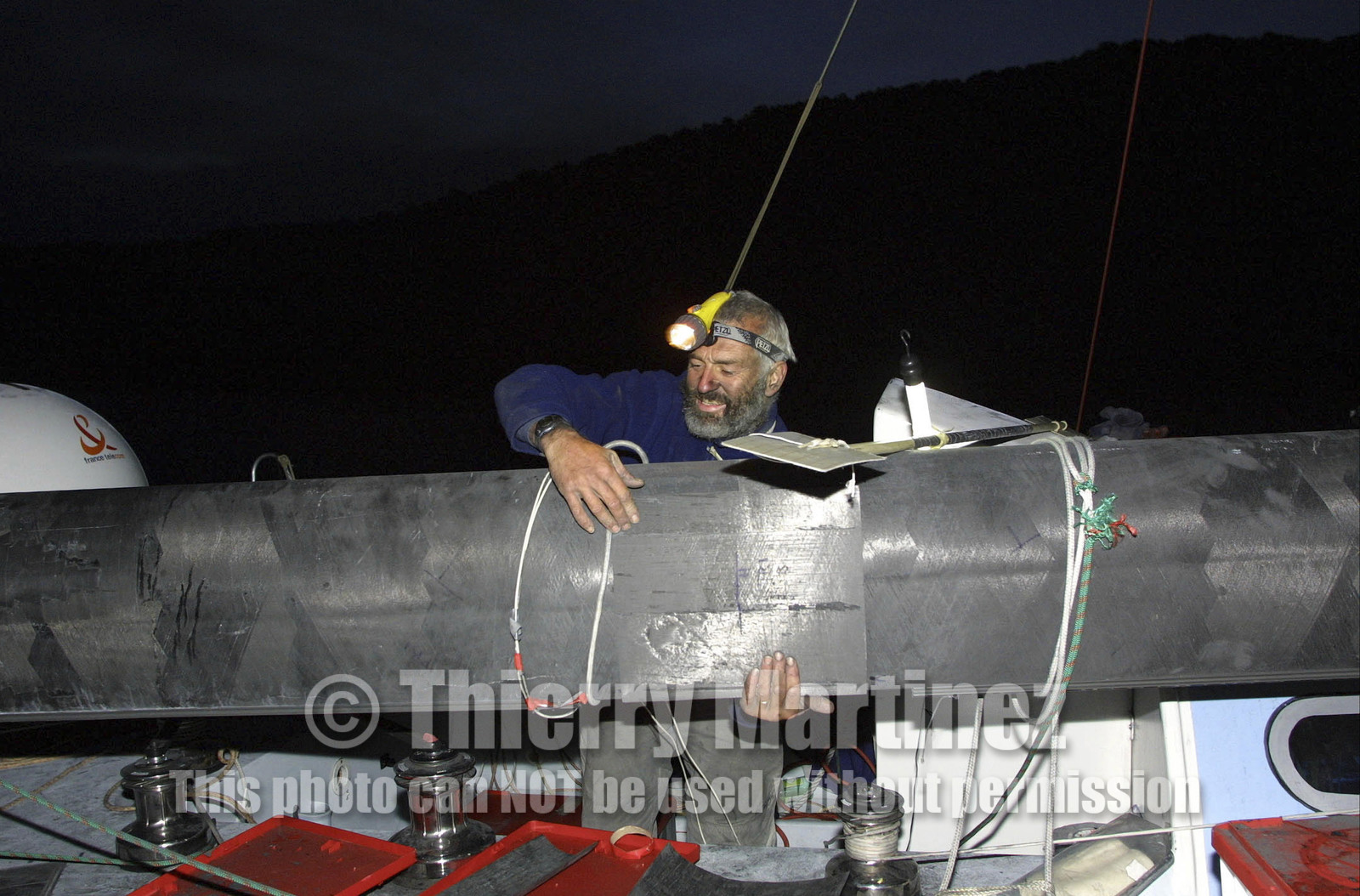 Yves Parlier (FRA) Vendée Globe 2000-01