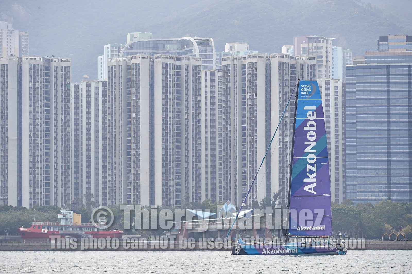 team AkzoNobel  in Volvo Ocean Race 2017-18.