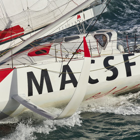 22_39061   © Thierry Martinez.DINARD, FRANCE. 9 Novembre  2022Départ de la 12éme ROUTE DU RHUM, transatlantique course à la voile en solitaire de St Malo(FRA)  à Pointe à Pitre (FRA-Guadeloupe) 3.543 milles nautiques.