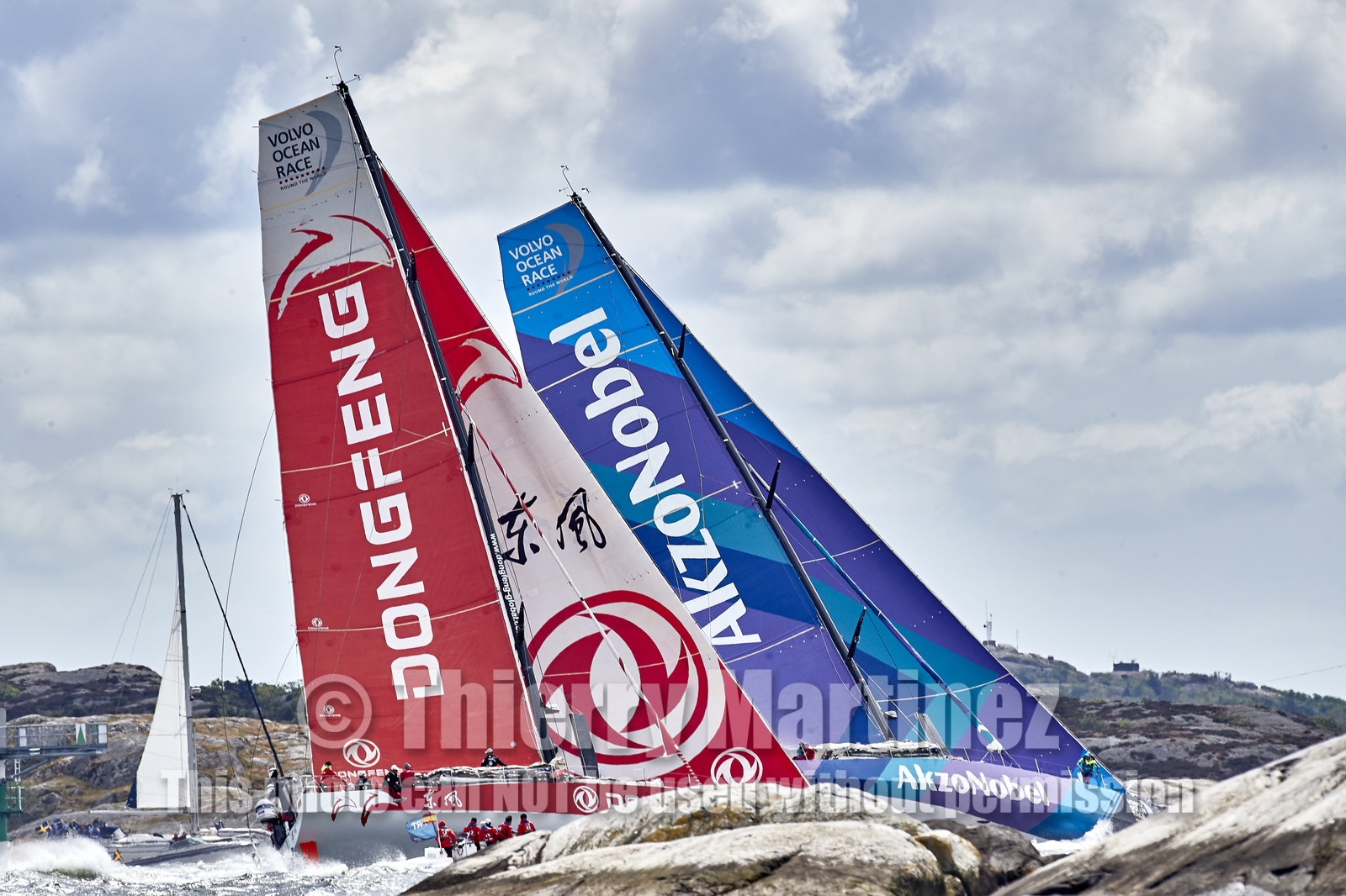 team AkzoNobel  in Volvo Ocean Race 2017-18.