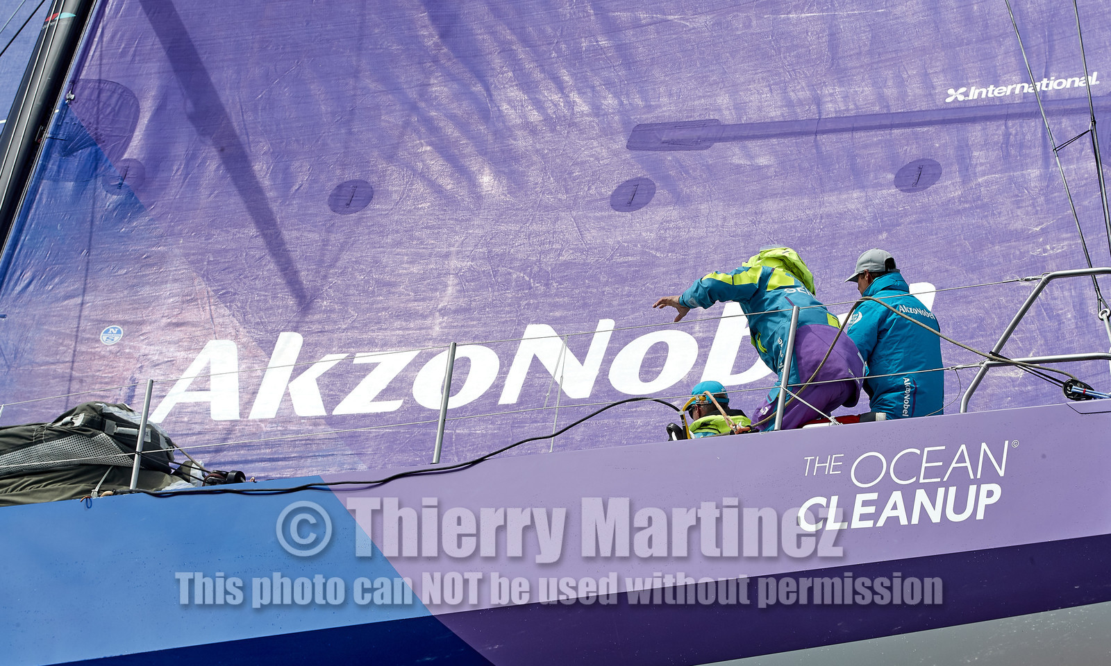 team AkzoNobel  in Volvo Ocean Race 2017-18.