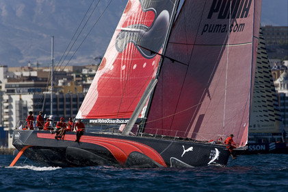 VOLVO OCEAN RACE - 2008 2009. IN-PORT RACE in Alicante-Spain.