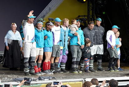 team AkzoNobel  in Volvo Ocean Race 2017-18.