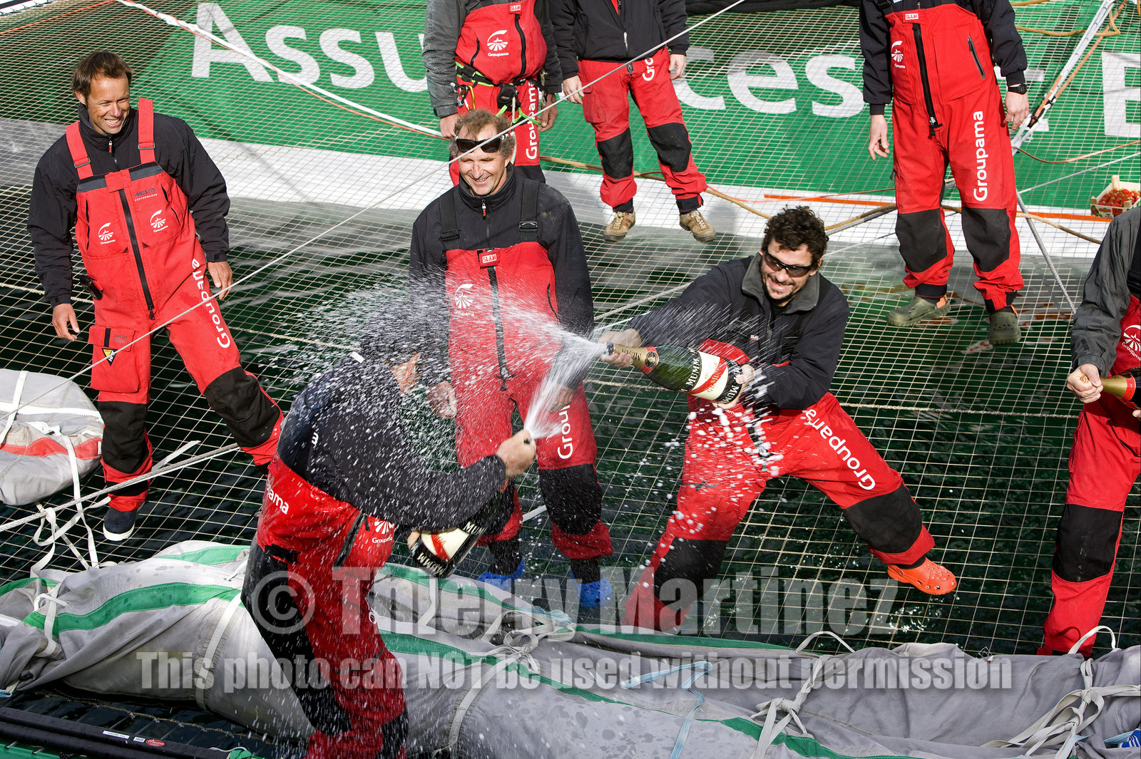 JULES VERNE TROPHY . New Round the World sailing Record for GROUPAMA 3, skipper Franck Cammas (FRA).