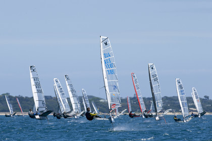 2015 McDougall + McConaghy Moth Worlds. Sorrento - VIC AUSTRALIA  . 6 16 January 2015. Organize by Sorrento Sailing Couta Boat Club.