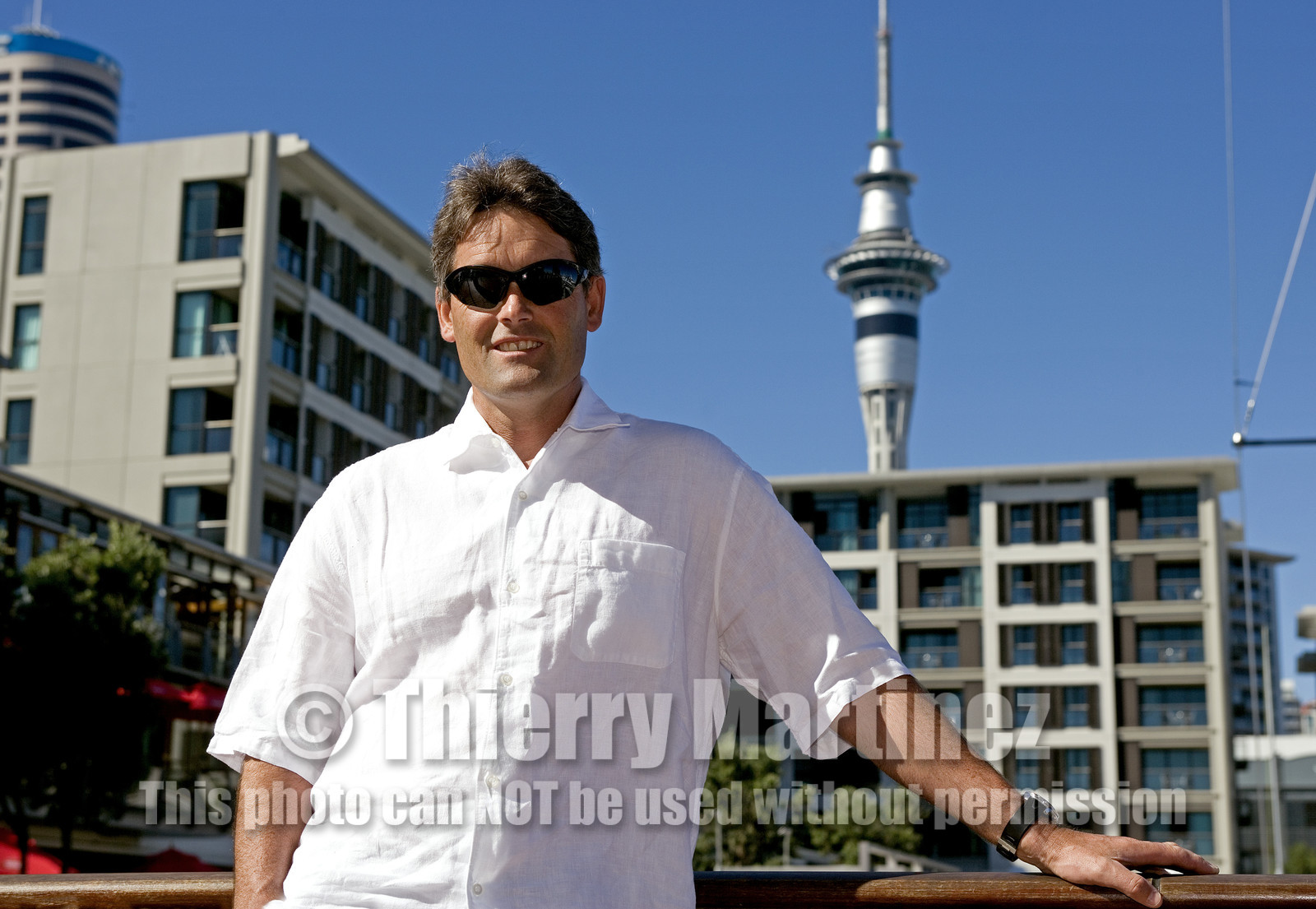 Portrait Russell Coutts (NZ) in Auckland.