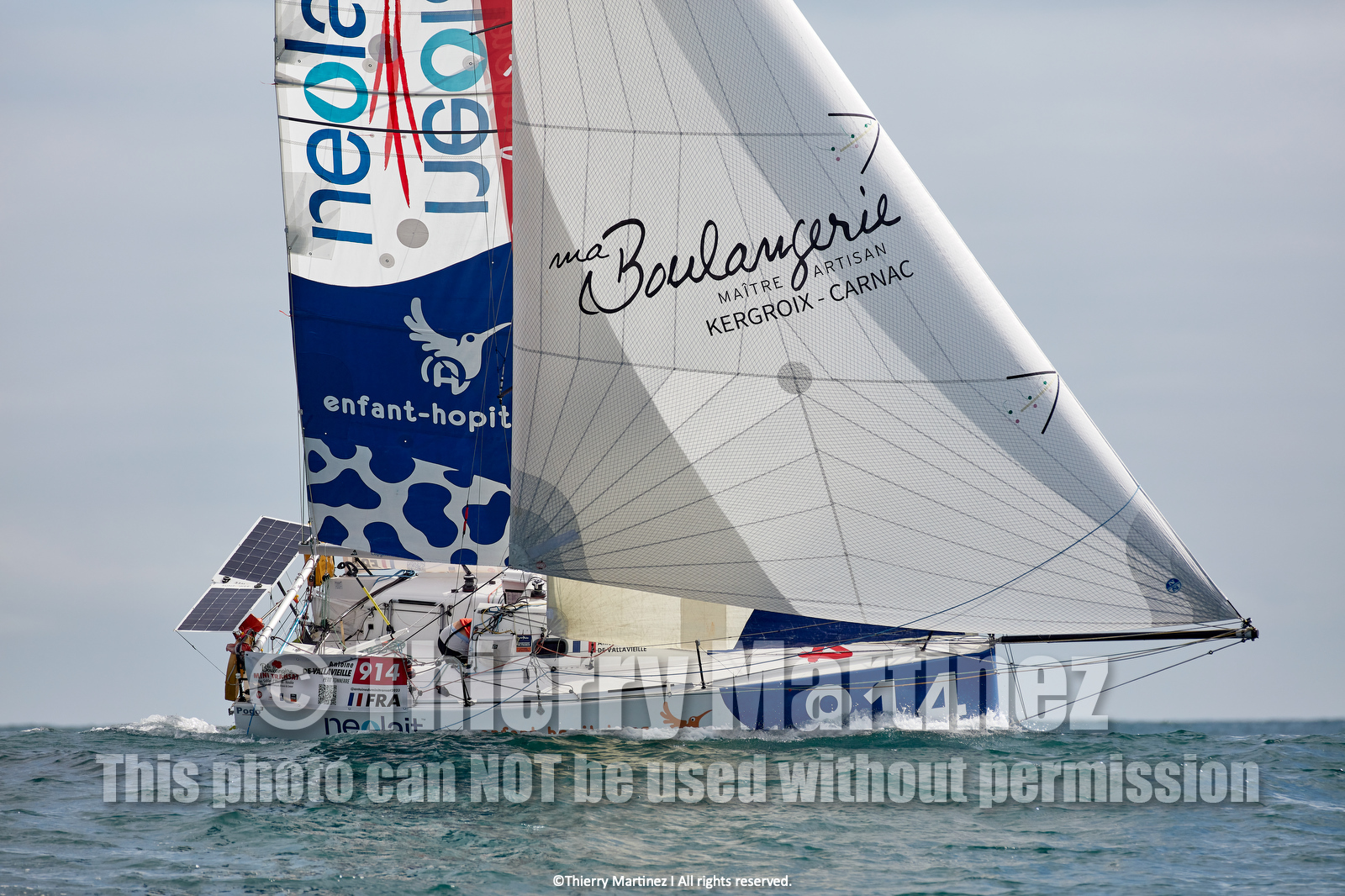 23_22778   © Thierry Martinez. LES SABLES D'OLONNE, 85 - FRANCE 25 septembre 2023.Départ MINI TRANSAT 2023. Départ du Dimanche 24 septembre retardé au Lundi 25 Sept .Les Sables d’Olonne (FRA)    Santa Cruz de la Palma ( Canaries)    St François ( Guadeloupe): 4050 NM.