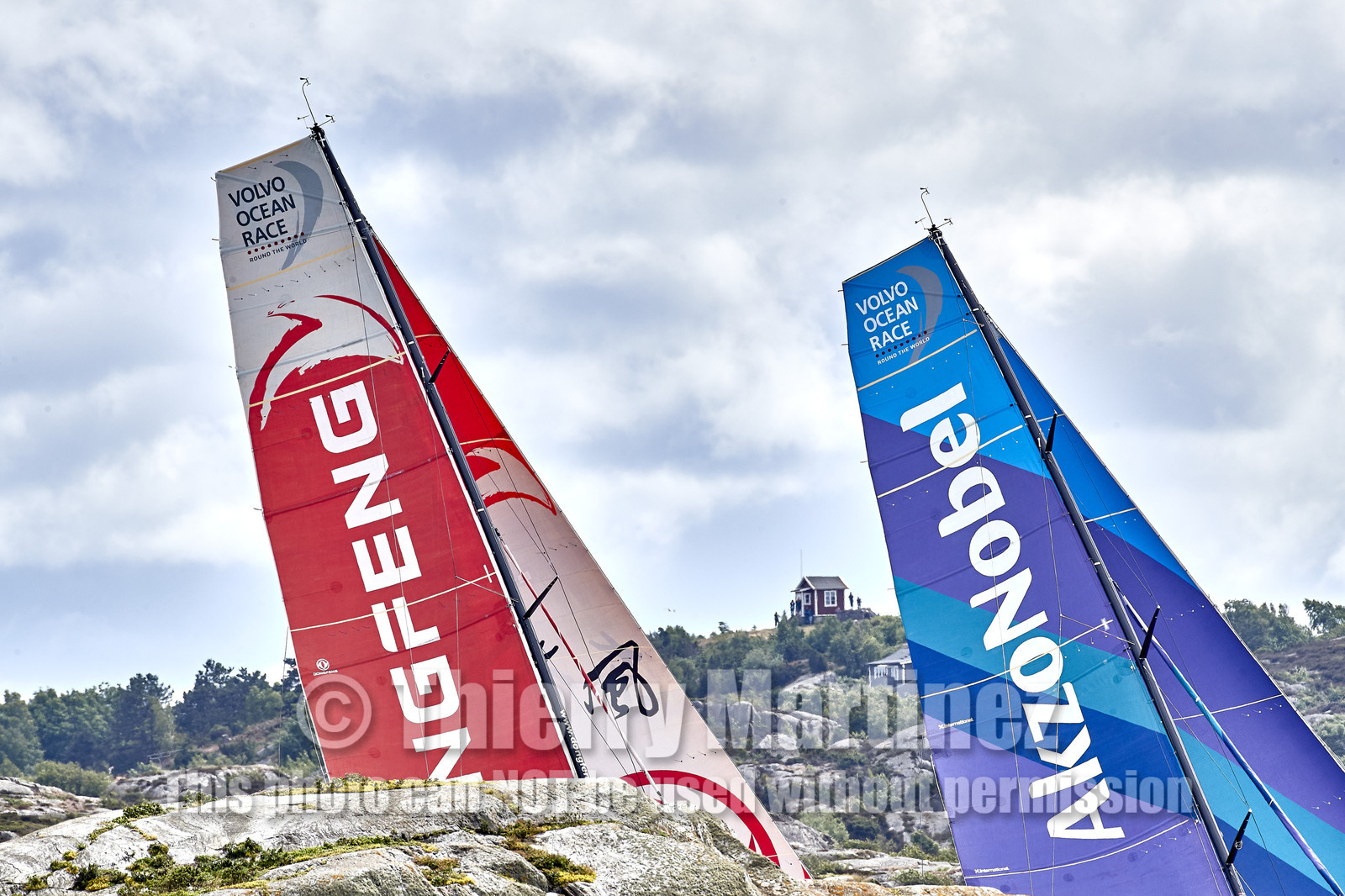 team AkzoNobel  in Volvo Ocean Race 2017-18.