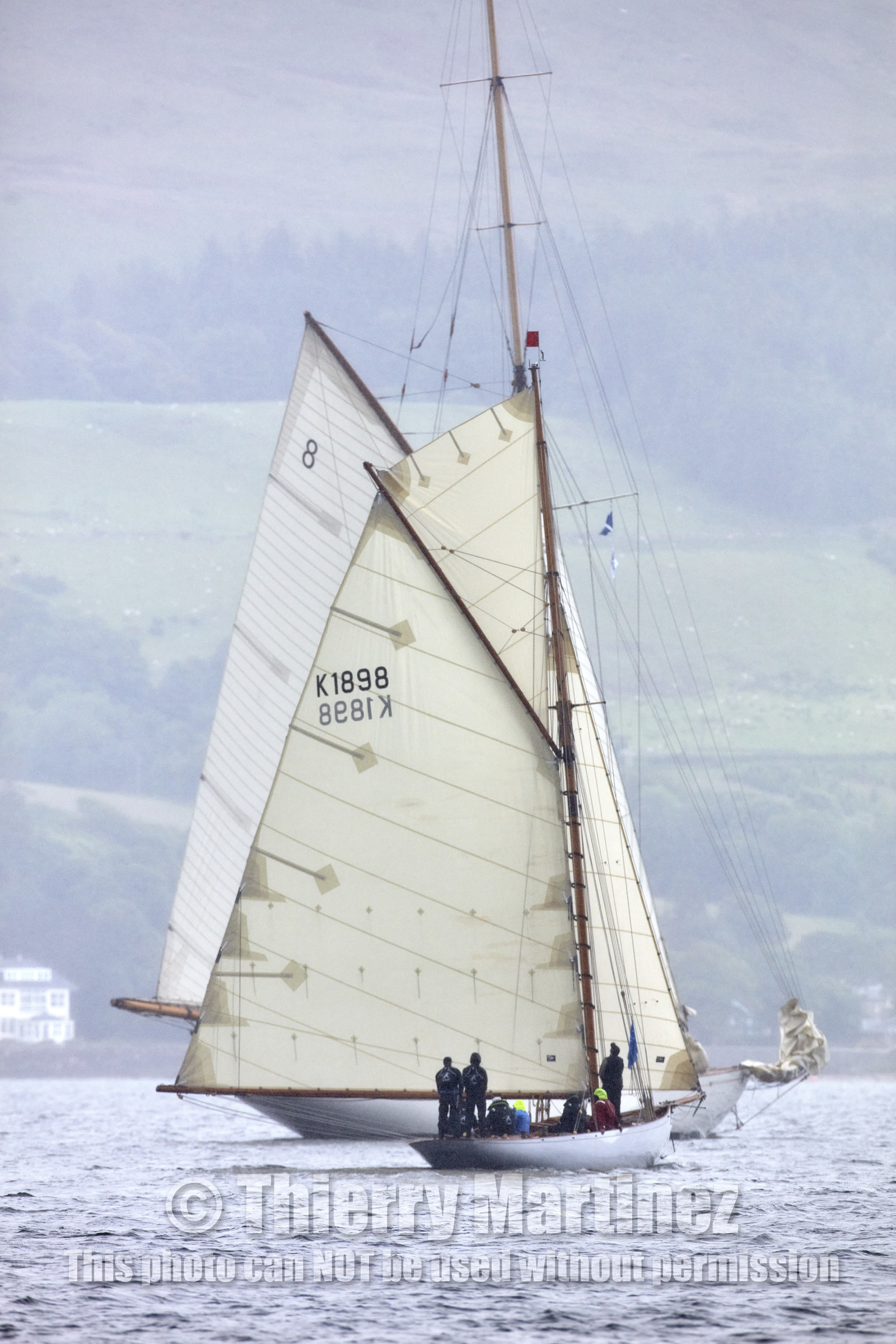 22_17006   © Thierry Martinez.FAIRLIE,SCOTLAND - UK 12th June 20222022 RICHARD MILLE FIFE REGATTA.Day 2 : LARGS to ROTHESAY