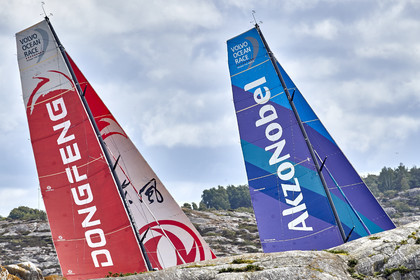 team AkzoNobel  in Volvo Ocean Race 2017-18.
