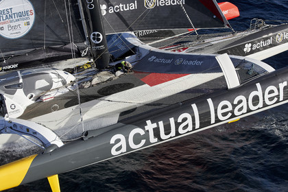 « ULTIM ACTUAL LEADER , Skipper Yves Le Blevec.