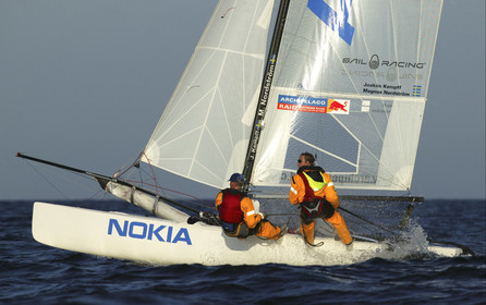 03_3113D  © Th.Martinez,STOCKHOLM ARCHIPELAGO SWEDEN, 9 07 03-Archipelago Raid (2003)  Day 3..Team NOKIA-Kempff  Magnus Nordstrom (SWE)& Joakim Kempff (SWE).