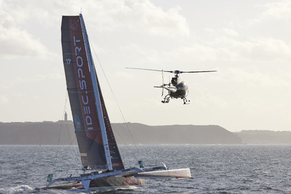 22_40130   © Thierry Martinez.DINARD, FRANCE. 9 Novembre  2022Départ de la 12éme ROUTE DU RHUM, transatlantique course à la voile en solitaire de St Malo(FRA)  à Pointe à Pitre (FRA-Guadeloupe) 3.543 milles nautiques.
