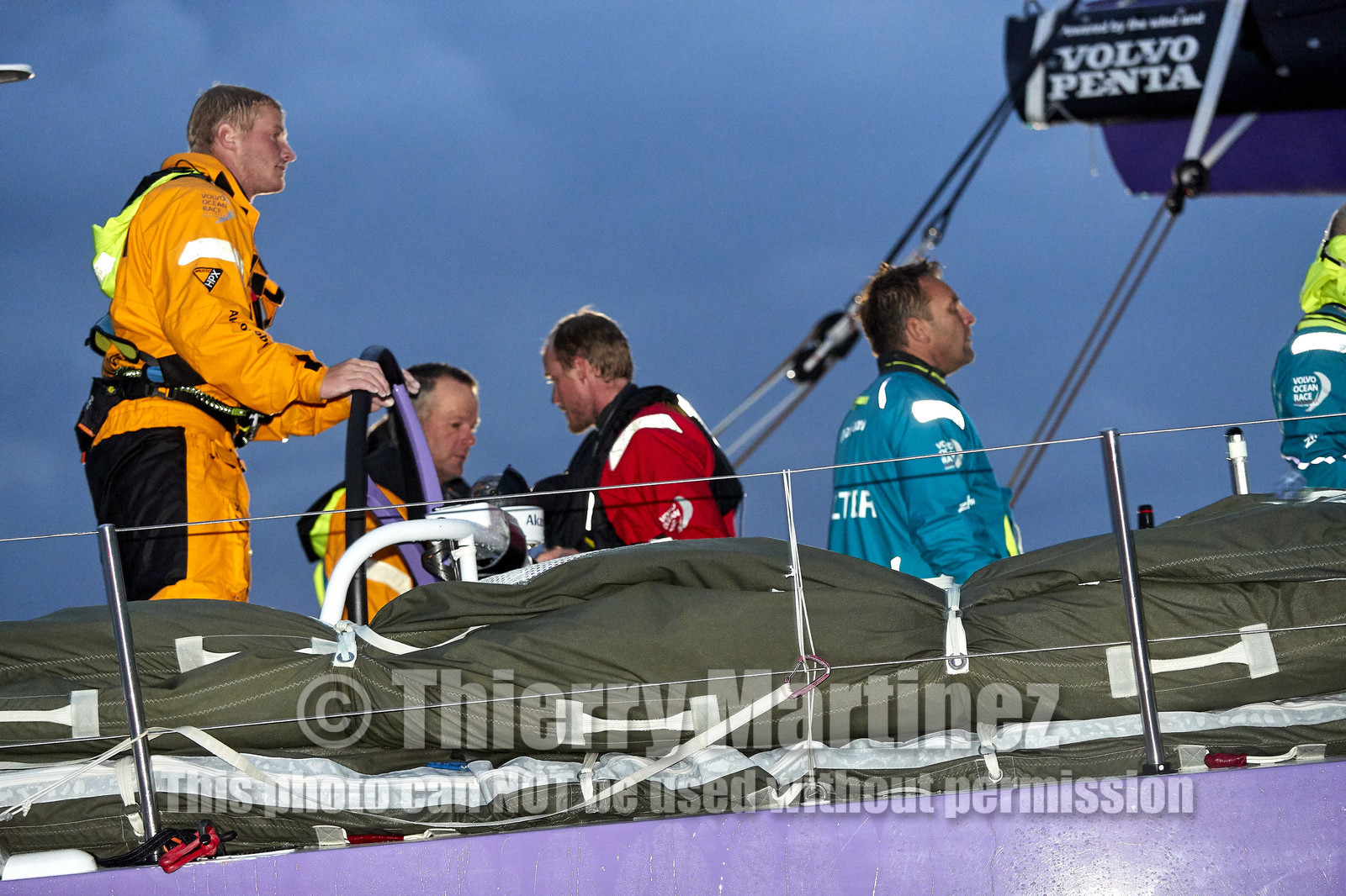 team AkzoNobel  in Volvo Ocean Race 2017-18.