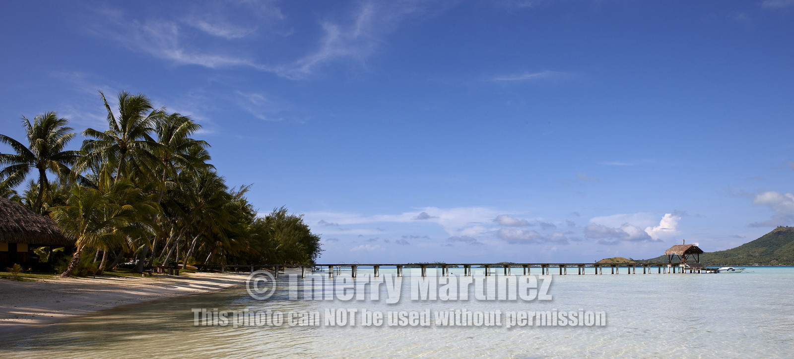 15_025945  ©ThMartinez Sea&Co.  BORA BORA - ILES SOUS LE VENT. POLYNESIE FRANCAISE .  6 Février 2015. . Bora Bora depuis Eden Beach Bora Bora..