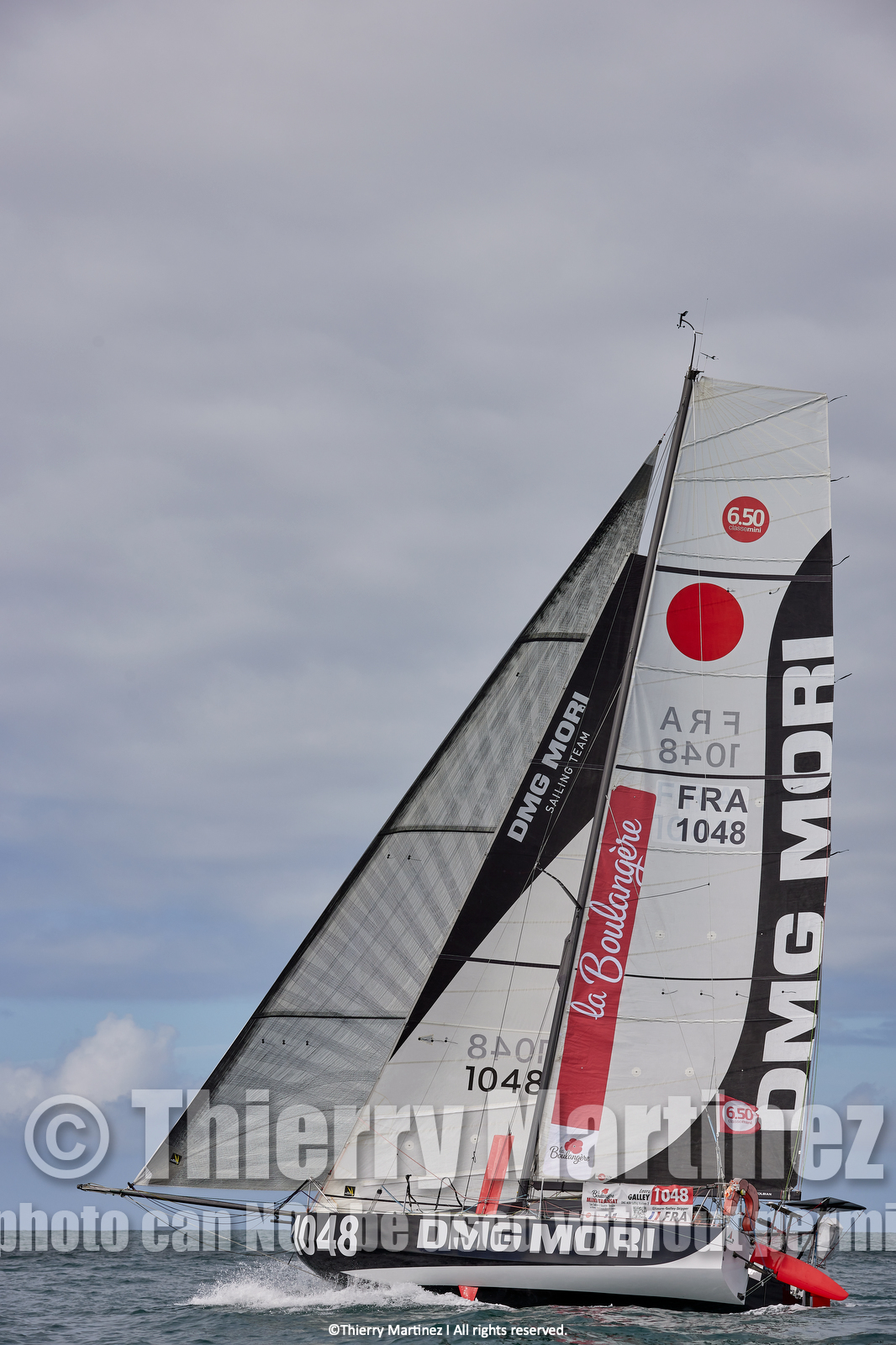 23_22063   © Thierry Martinez. LES SABLES D'OLONNE, 85 - FRANCE 25 septembre 2023.Départ MINI TRANSAT 2023. Départ du Dimanche 24 septembre retardé au Lundi 25 Sept .Les Sables d’Olonne (FRA)    Santa Cruz de la Palma ( Canaries)    St François ( Guadeloupe): 4050 NM.