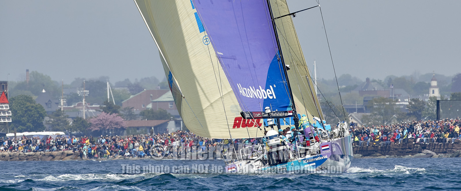 team AkzoNobel  in Volvo Ocean Race 2017-18.