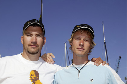 03_3018D © Th.Martinez,STOCKHOLM  ARCHIPELAGO-SWEDEN, 8 07 03-Archipelago Raid (2003)  Day 1..NYNAS-HAVCBAD 'S CREW Thomas Östergren (SWE) & Tore lewander (SWE)