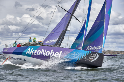 team AkzoNobel  in Volvo Ocean Race 2017-18.