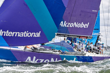 team AkzoNobel  in Volvo Ocean Race 2017-18.