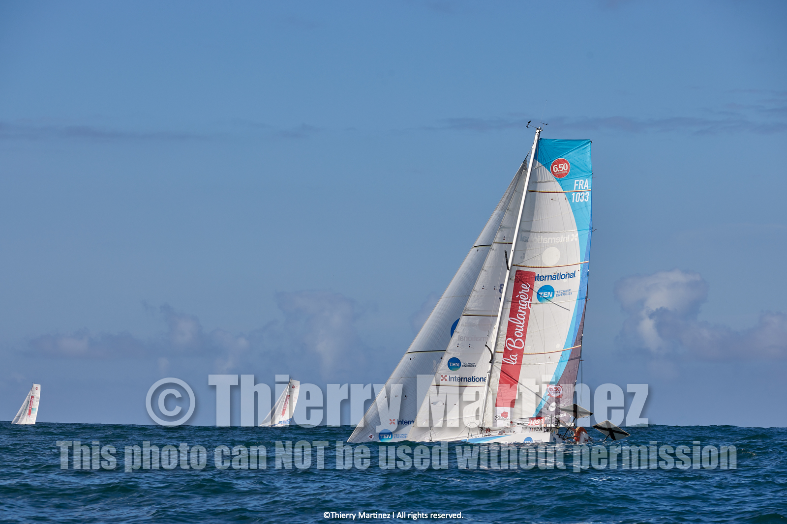 23_22166   © Thierry Martinez. LES SABLES D'OLONNE, 85 - FRANCE 25 septembre 2023.Départ MINI TRANSAT 2023. Départ du Dimanche 24 septembre retardé au Lundi 25 Sept .Les Sables d’Olonne (FRA)    Santa Cruz de la Palma ( Canaries)    St François ( Guadeloupe): 4050 NM.