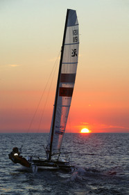 03_3094D © Th.Martinez,STOCKHOLM ARCHIPELAGO-SWEDEN9 07 03-Archipelago Raid (2003)  Leg 2.First sunrise on Archipelago Raid 2003, Team JOBMAN.