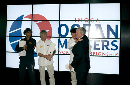 Prise giving  IMOCA OCEAN MASTERS WORLD CHAMPIONSHIP 2013-14