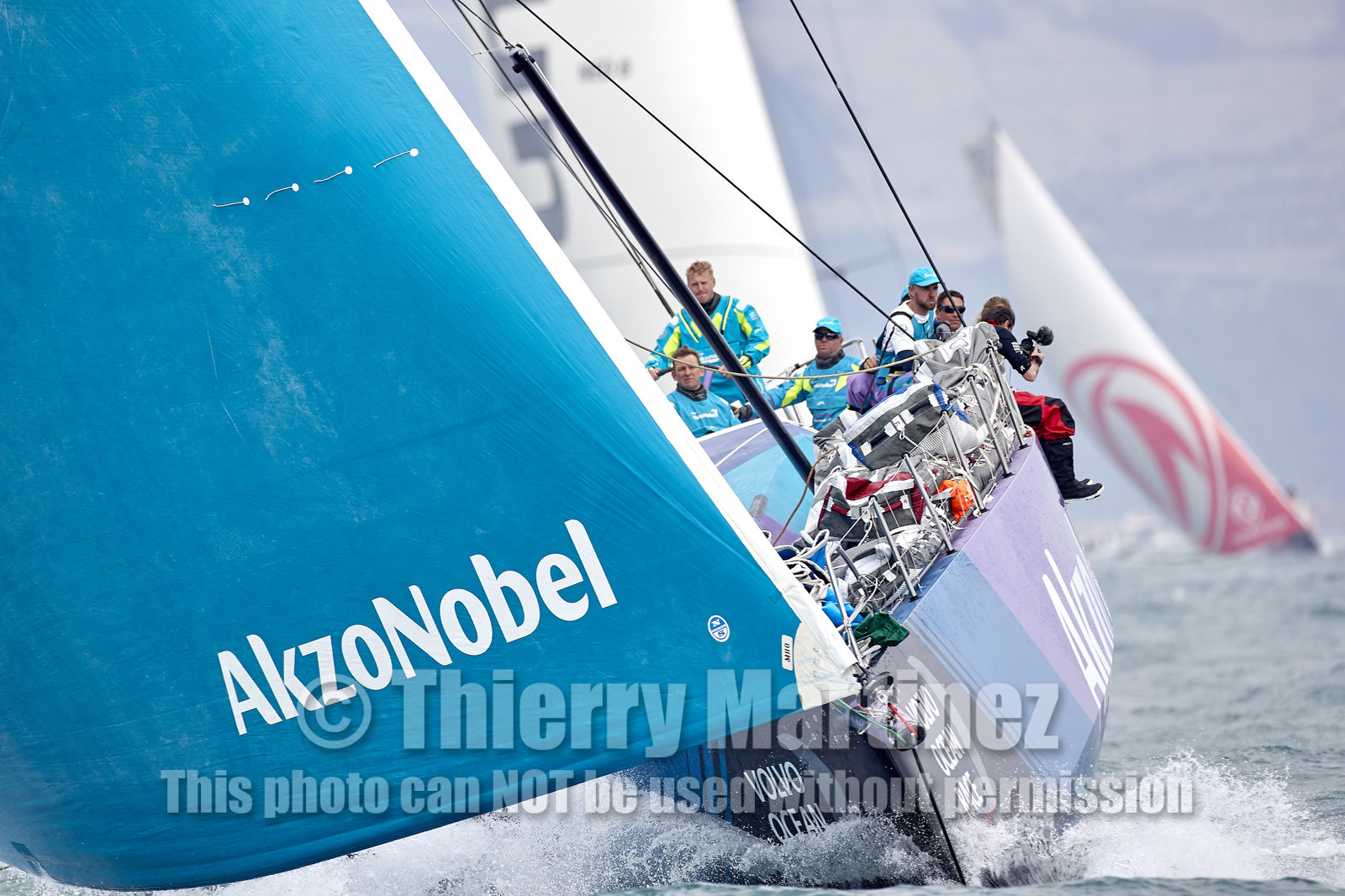 team AkzoNobel  in Volvo Ocean Race 2017-18.