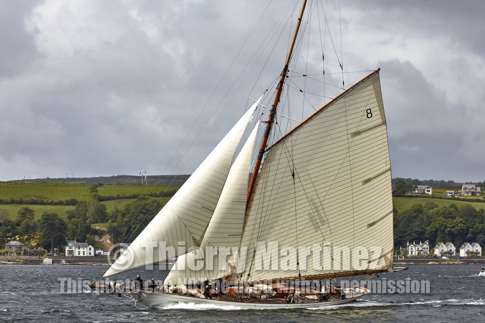 22_17006   © Thierry Martinez.FAIRLIE,SCOTLAND - UK 12th June 20222022 RICHARD MILLE FIFE REGATTA.Day 2 : LARGS to ROTHESAY