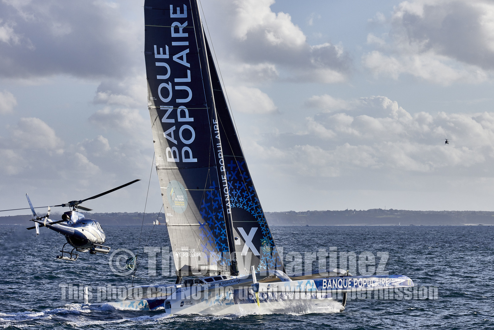 22_38952   © Thierry Martinez.DINARD, FRANCE. 9 Novembre  2022Départ de la 12éme ROUTE DU RHUM, transatlantique course à la voile en solitaire de St Malo(FRA)  à Pointe à Pitre (FRA-Guadeloupe) 3.543 milles nautiques.