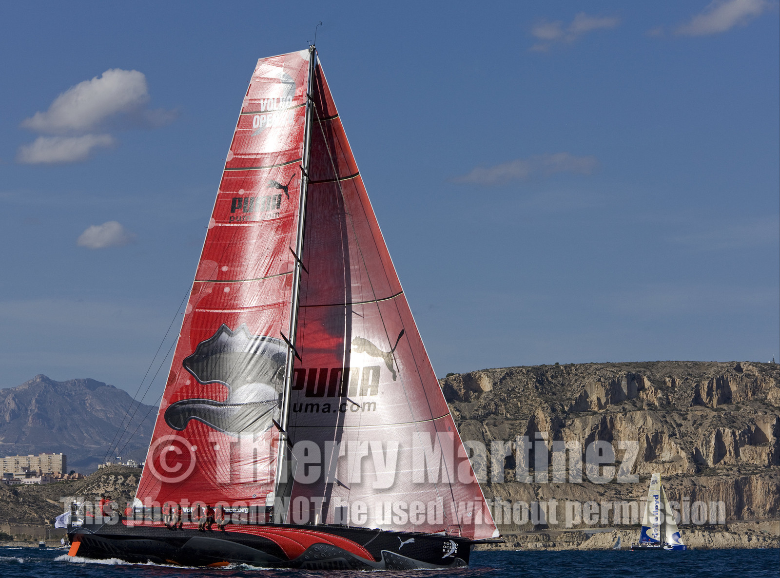 VOLVO OCEAN RACE - 2008 2009. IN-PORT RACE in Alicante-Spain.