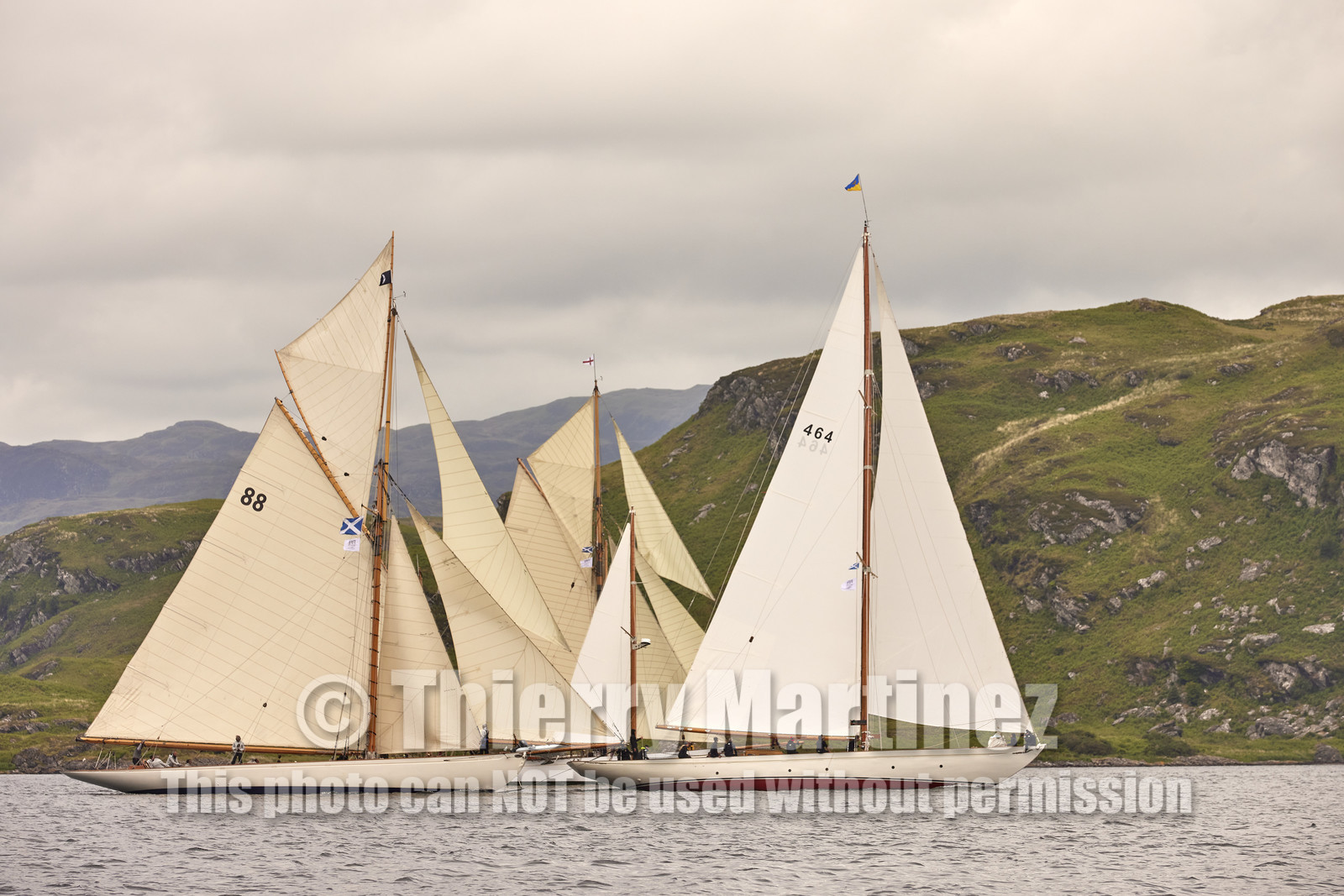 22_22306  © Thierry Martinez.FAIRLIE,SCOTLAND - UK 14th June 20222022 RICHARD MILLE FIFE REGATTA.Day 4 :ROTHESAY (ISLE OF BUTE) to PORTAVADIE.