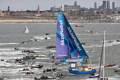 team AkzoNobel  in Volvo Ocean Race 2017-18.