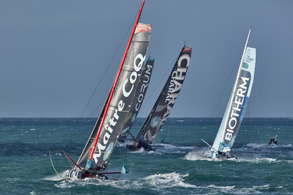 22_39099   © Thierry Martinez.DINARD, FRANCE. 9 Novembre  2022Départ de la 12éme ROUTE DU RHUM, transatlantique course à la voile en solitaire de St Malo(FRA)  à Pointe à Pitre (FRA-Guadeloupe) 3.543 milles nautiques.