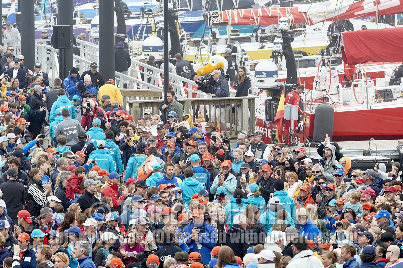 team AkzoNobel  in Volvo Ocean Race 2017-18.