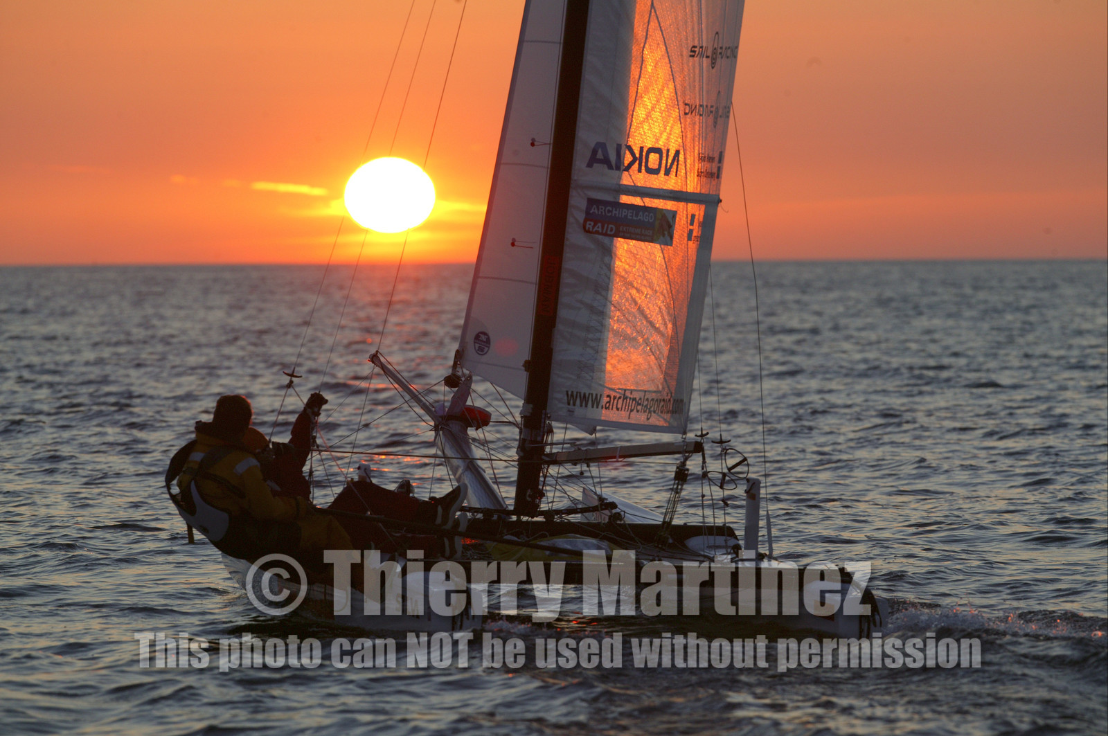 03_3095D © Th.Martinez,STOCKHOLM ARCHIPELAGO-SWEDEN9 07 03-Archipelago Raid (2003)  Leg 2.First sunrise on Archipelago Raid 2003 -Team JOBMAN.