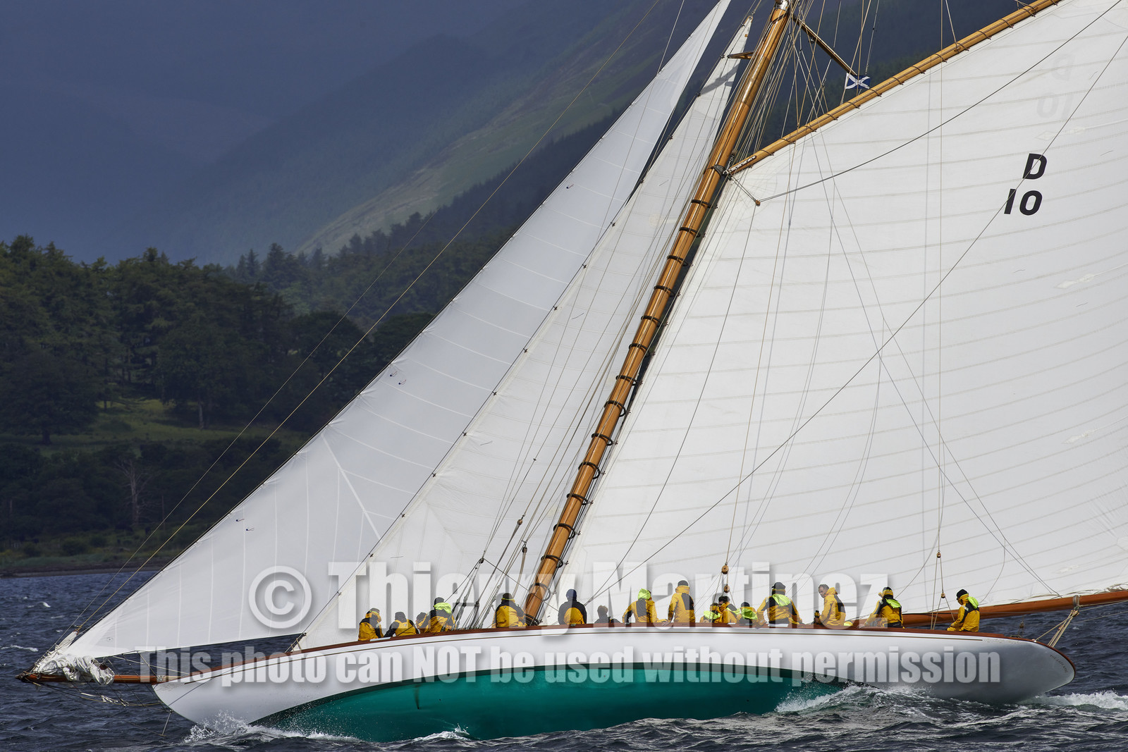 22_17006   © Thierry Martinez.FAIRLIE,SCOTLAND - UK 12th June 20222022 RICHARD MILLE FIFE REGATTA.Day 2 : LARGS to ROTHESAY