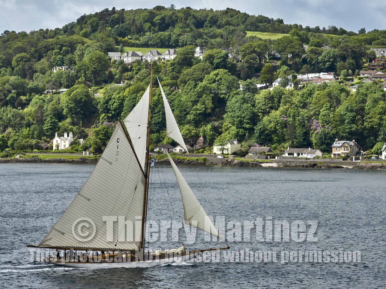 22_17006   © Thierry Martinez.FAIRLIE,SCOTLAND - UK 12th June 20222022 RICHARD MILLE FIFE REGATTA.Day 2 : LARGS to ROTHESAY