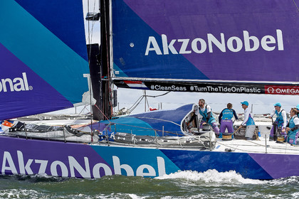 team AkzoNobel  in Volvo Ocean Race 2017-18.