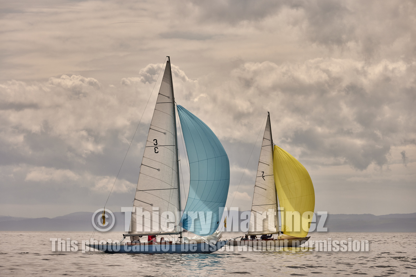 22_23055  © Thierry Martinez.FAIRLIE,SCOTLAND - UK 14th June 20222022 RICHARD MILLE FIFE REGATTA.Day 4 :ROTHESAY (ISLE OF BUTE) to PORTAVADIE.