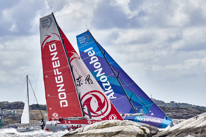 team AkzoNobel  in Volvo Ocean Race 2017-18.